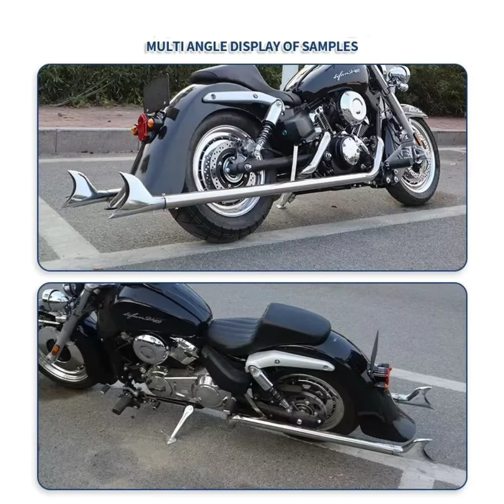 For Jonway V400 fishtail exhaust pipe American-style modification parts
