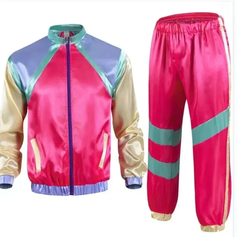 Kostium Retro Disco z lat 70. Impreza Cosplay Nowy kostium na Halloween Kostium sceniczny dla par Hippie Up dla kobiet mężczyzn — zdjęcie 2