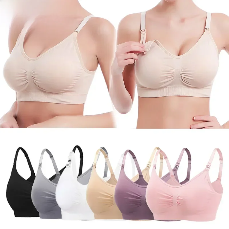 3 PC/lot maternité soutien-gorge d'allaitement coton allaitement femmes enceintes sous-vêtements de grossesse soutien-gorge d'allaitement vêtements Lactancia