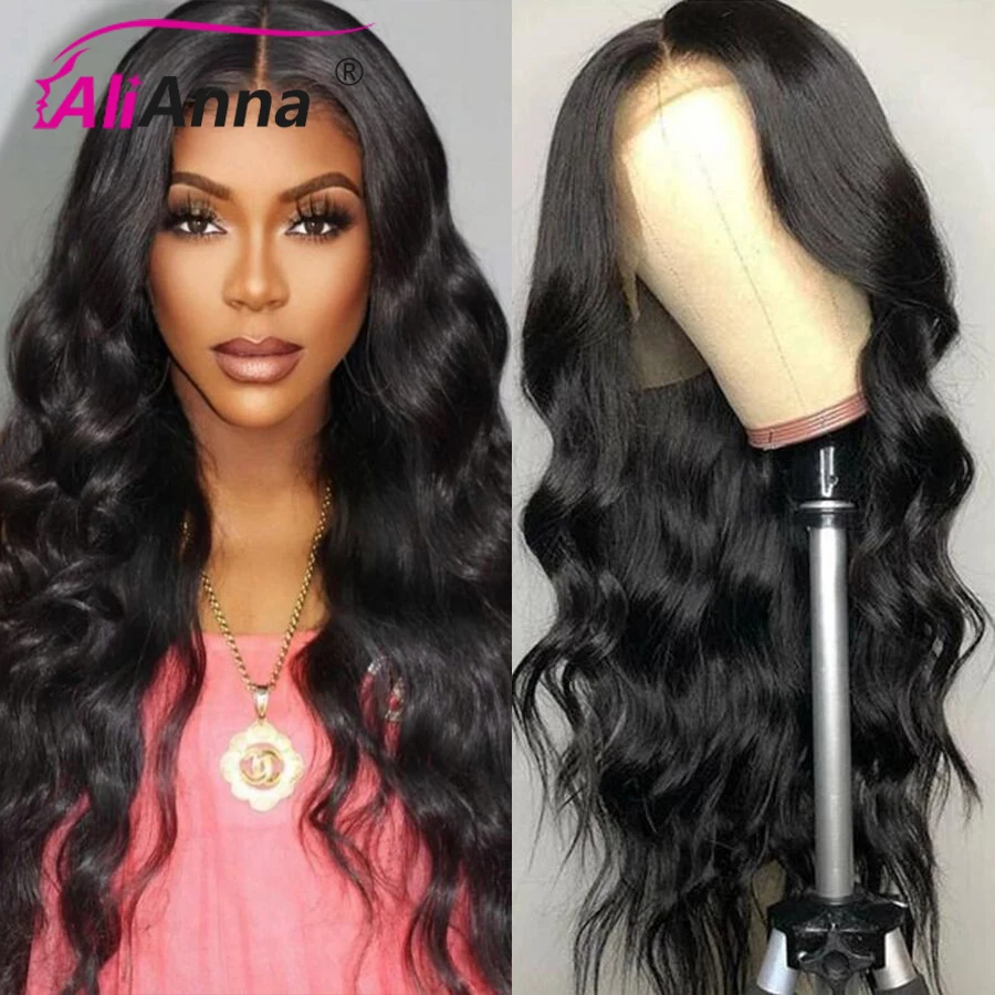 Transparent Body Wave Wig Brazilian 13x6 Lace Front Wig Lace Front Human Hair Wigs 30 Inch Lace Front Wig Remy Hair Closure Wig