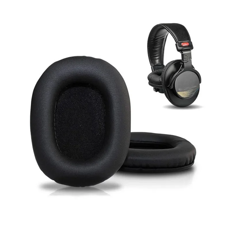 Nauszniki Zamienne do Słuchawek Sony MDR-V6 MDR-7506 MDR-CD900ST, Miękkie Nauszniki z Proteinowej Skóry i Pianki Zapamiętującej Kształt — zdjęcie produktu 7