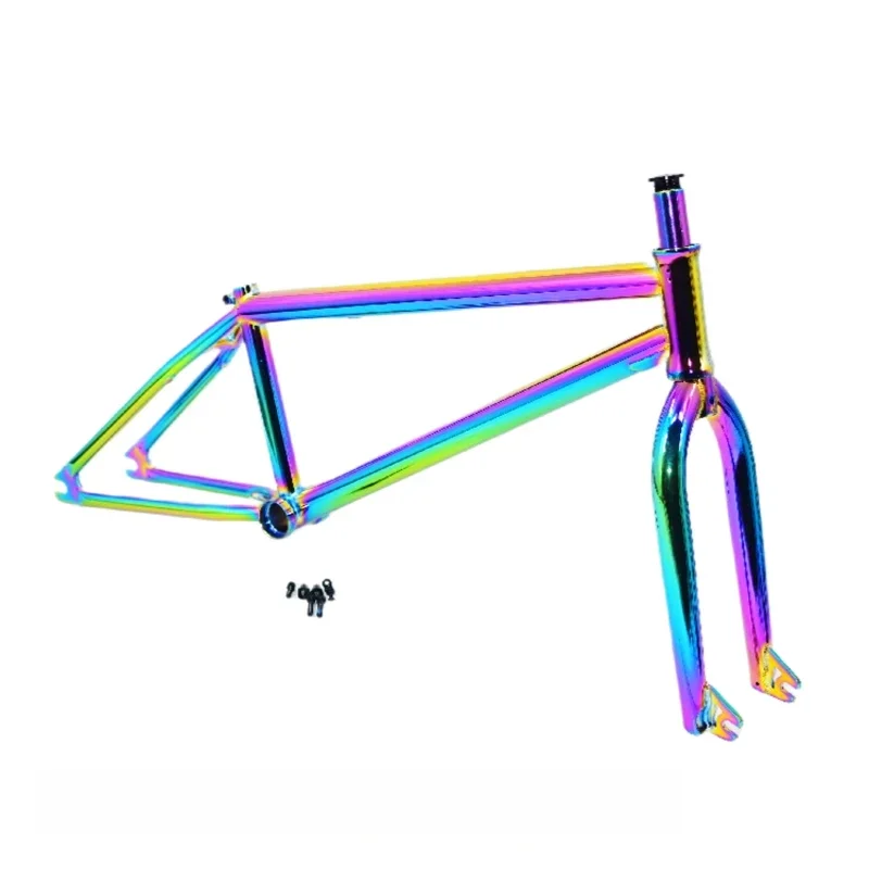 AliExpress BMX Bike Frame, Fork, Handlebar, Stem, Chainwheel, Chromium-Molybdenum Steel Illusion, BMX