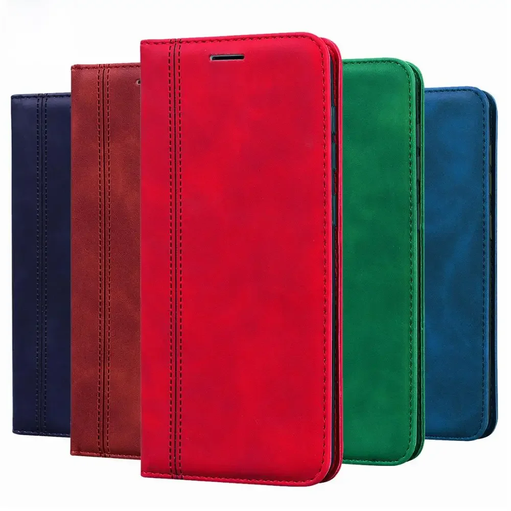 Etui typu flip z ekoskóry do iPhone 16 15 Pro 14 13 12 11 Pro Max XS XR 7 8 6 6S Plus SE 2020 z magnetycznym uchwytem, portfelem i funkcją pokrowca. — zdjęcie produktu 7