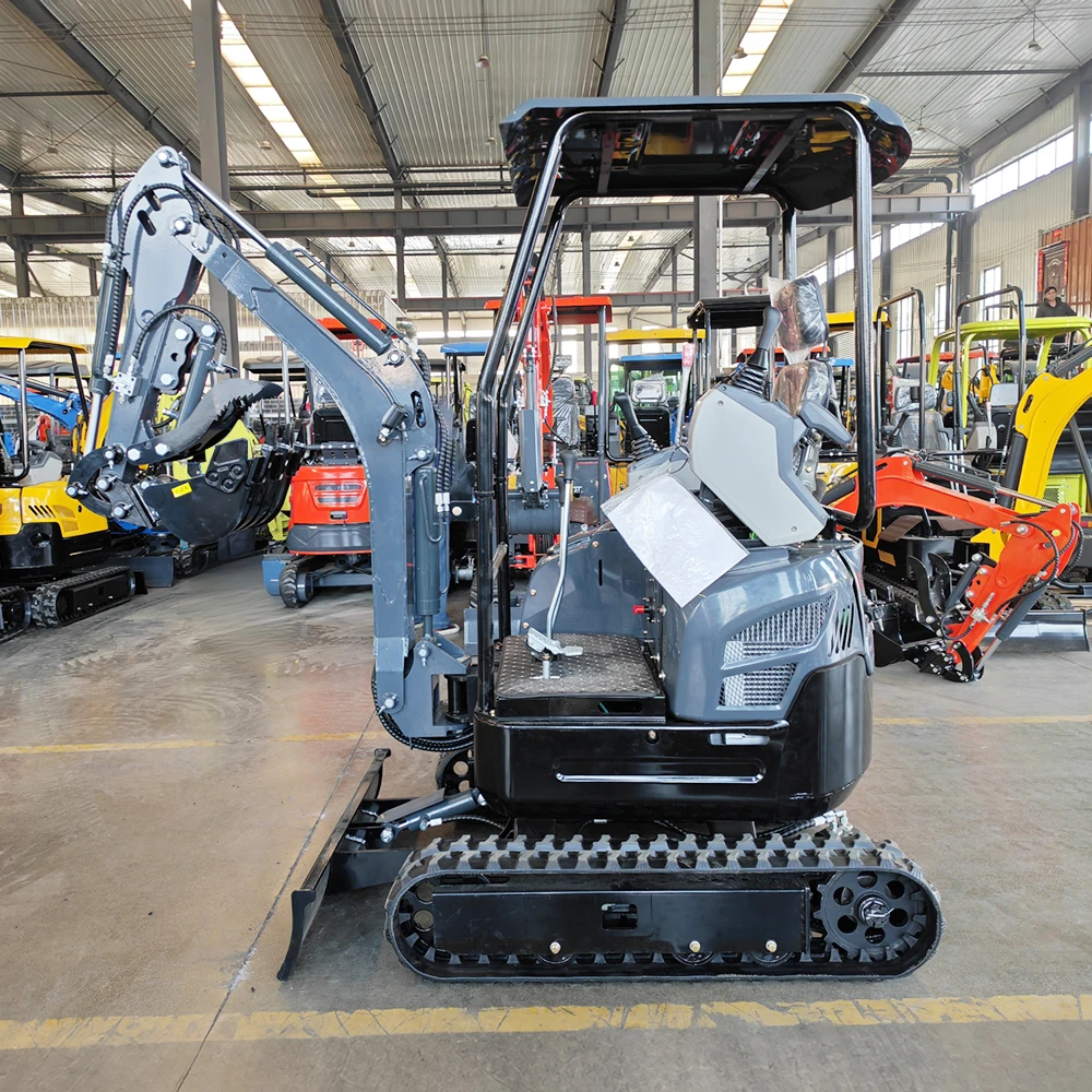 1.5 Ton Mini Excavator / Mini Digger, 1500kg Mini-pelle Minigraver, CE Approved Crawler Digger for Yard