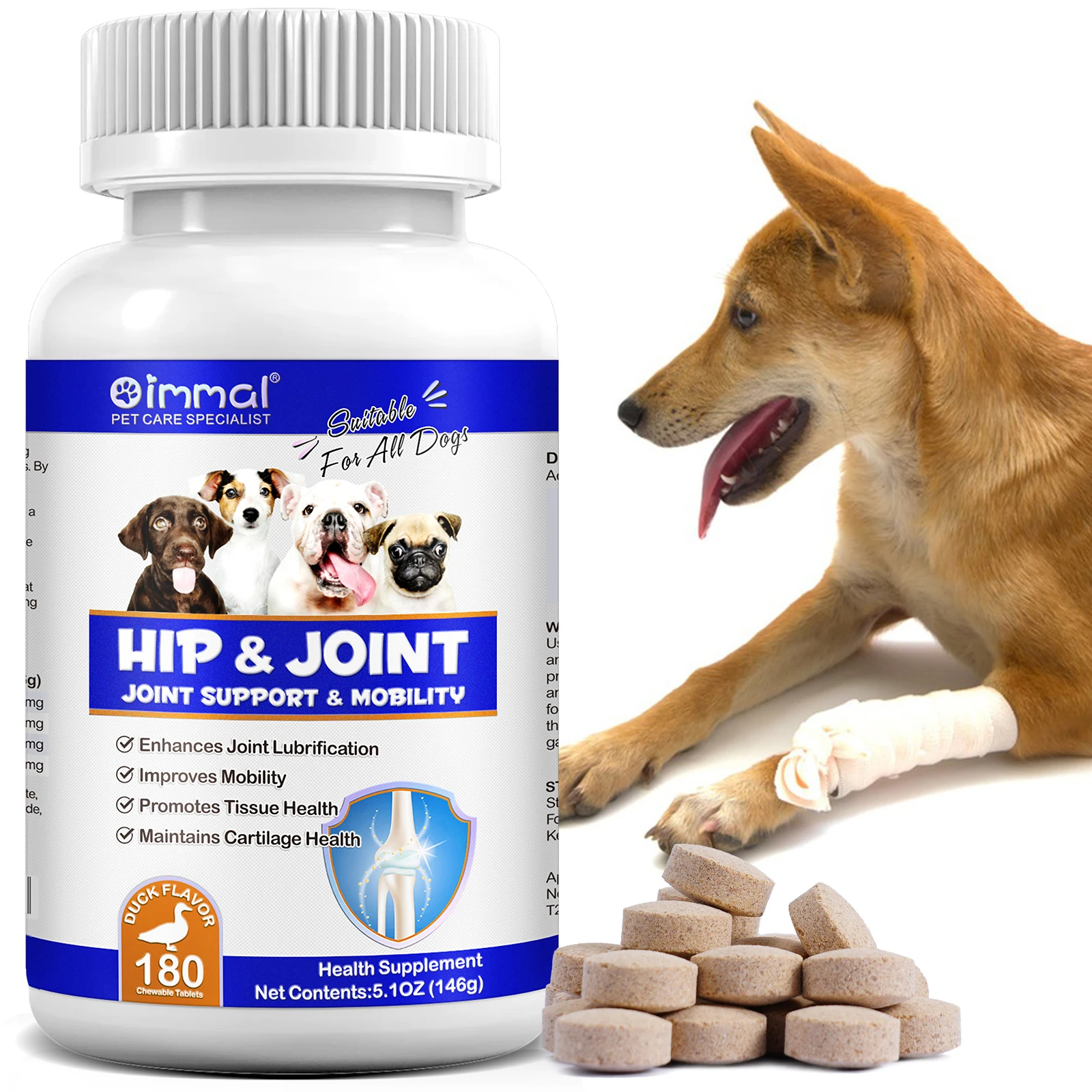 Hip and Joint Supplement Nourishing Support for Your Canine Companions Mobility and Flexibility Support Joint Health for Dogs