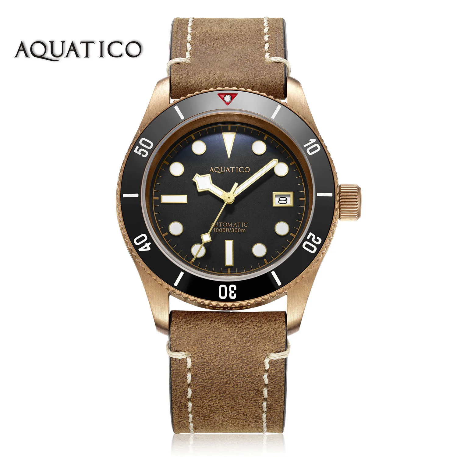 Aquatico Bronze Sea Star Black Dial Ceramic Bezel (NH35)