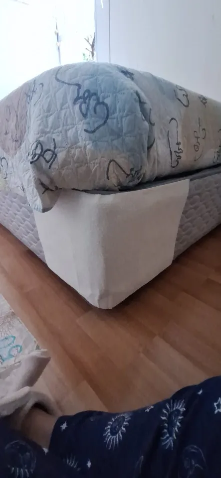 Customer review photo for Self-Adhesive Cat Scratch Furniture Protector
