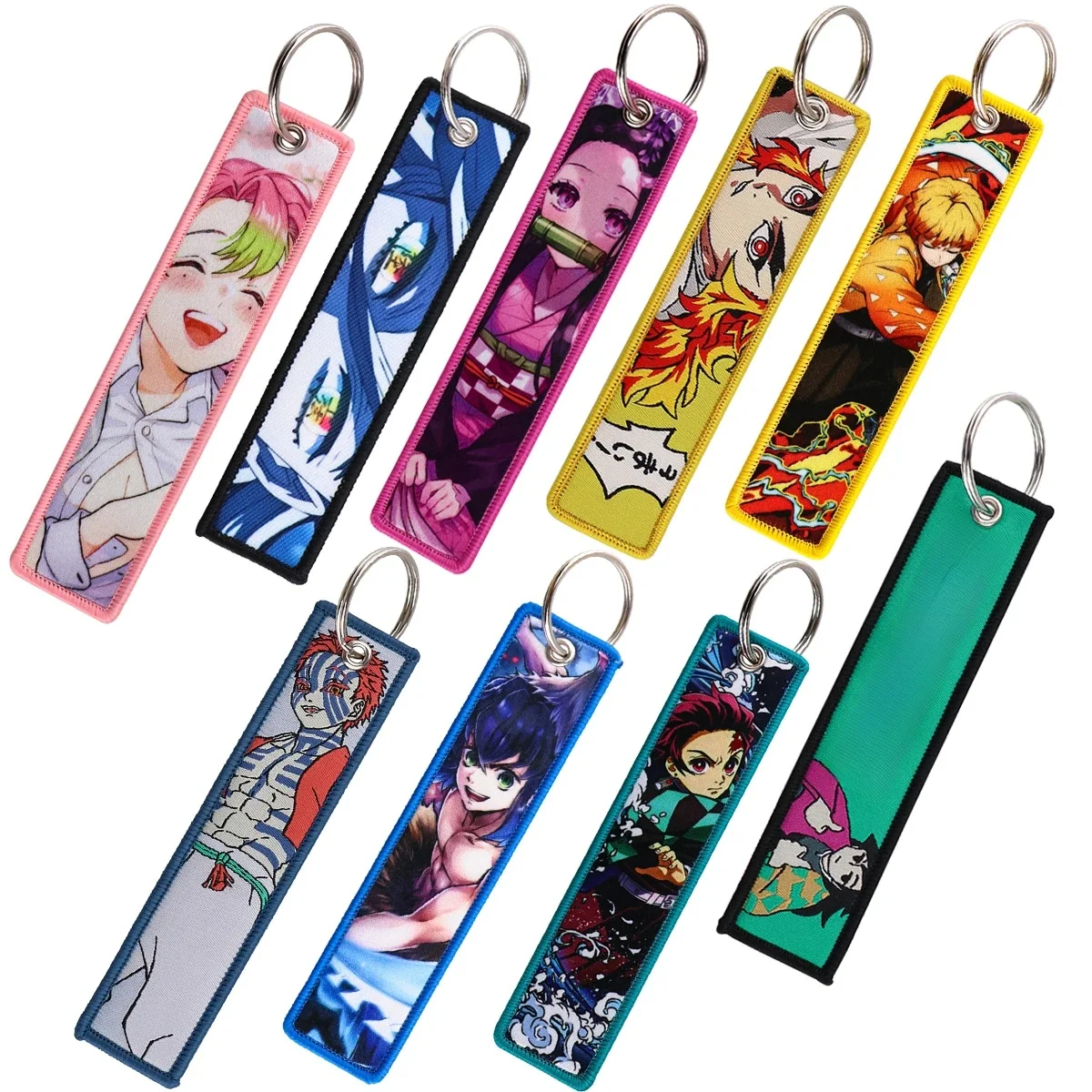 Porte-clés Anime japonais, porte-clés brodé, porte-clés pour voiture, porte-clés Hurcycles, pendentif porte-anneau, accessoires Cosplay, jouets, cadeaux