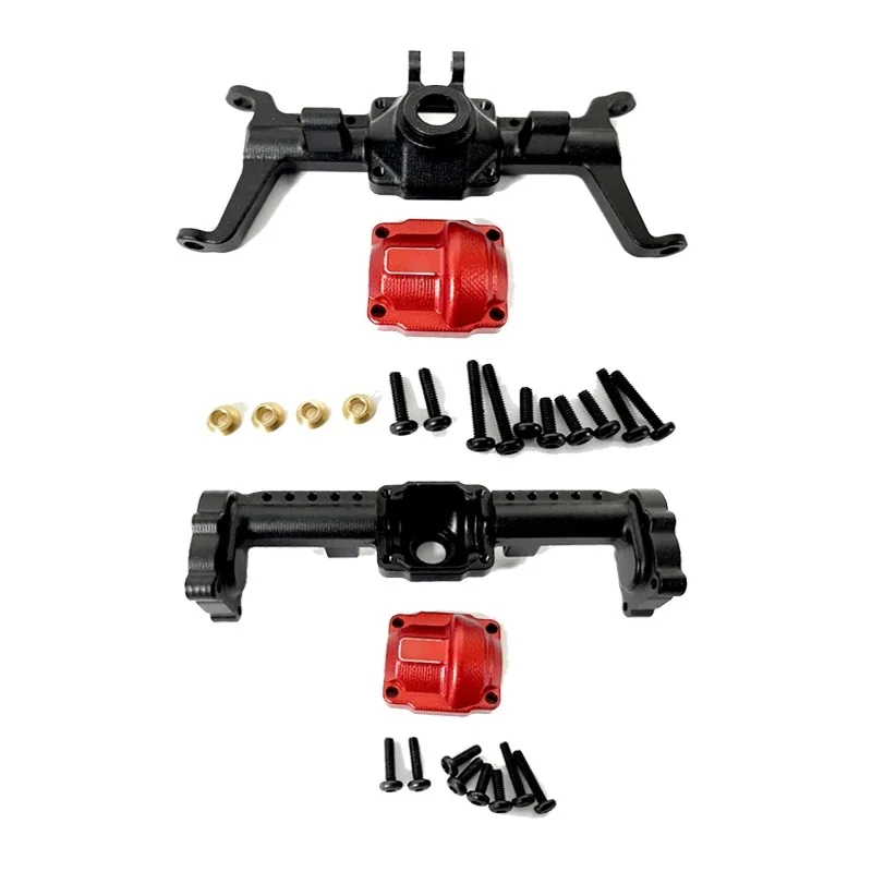 Rcgofollow Fms 1/24 Fcx24 Metalen Voor-En Achteras Behuizing Messing Knokkel Rc Crawler Auto Upgrades Onderdelen - afbeelding 2