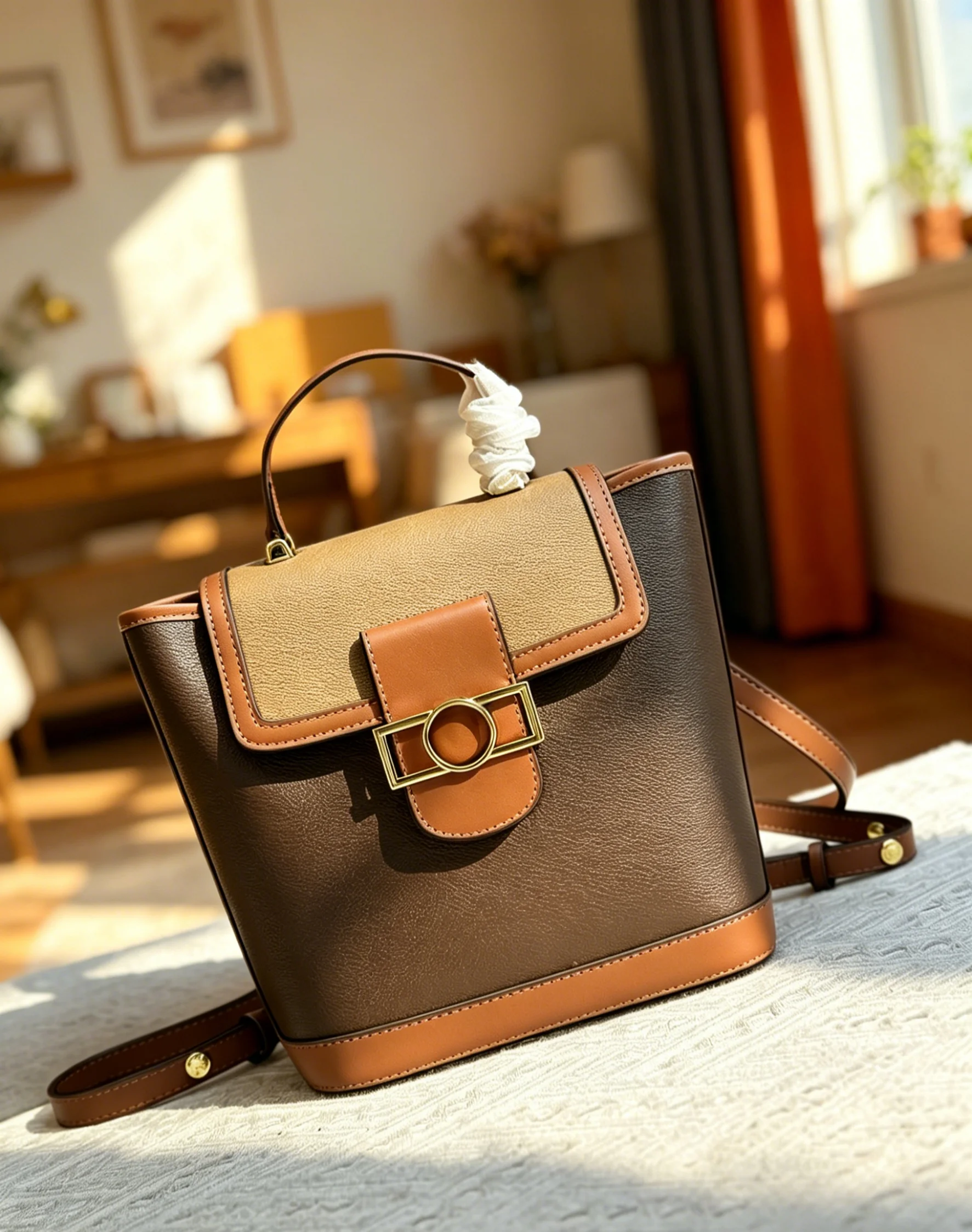 

2026 Size: 22x28x13 cm no box New Model - Versatile and Fashionable PU Leather Bag - Durable, High-Quality and Affordable