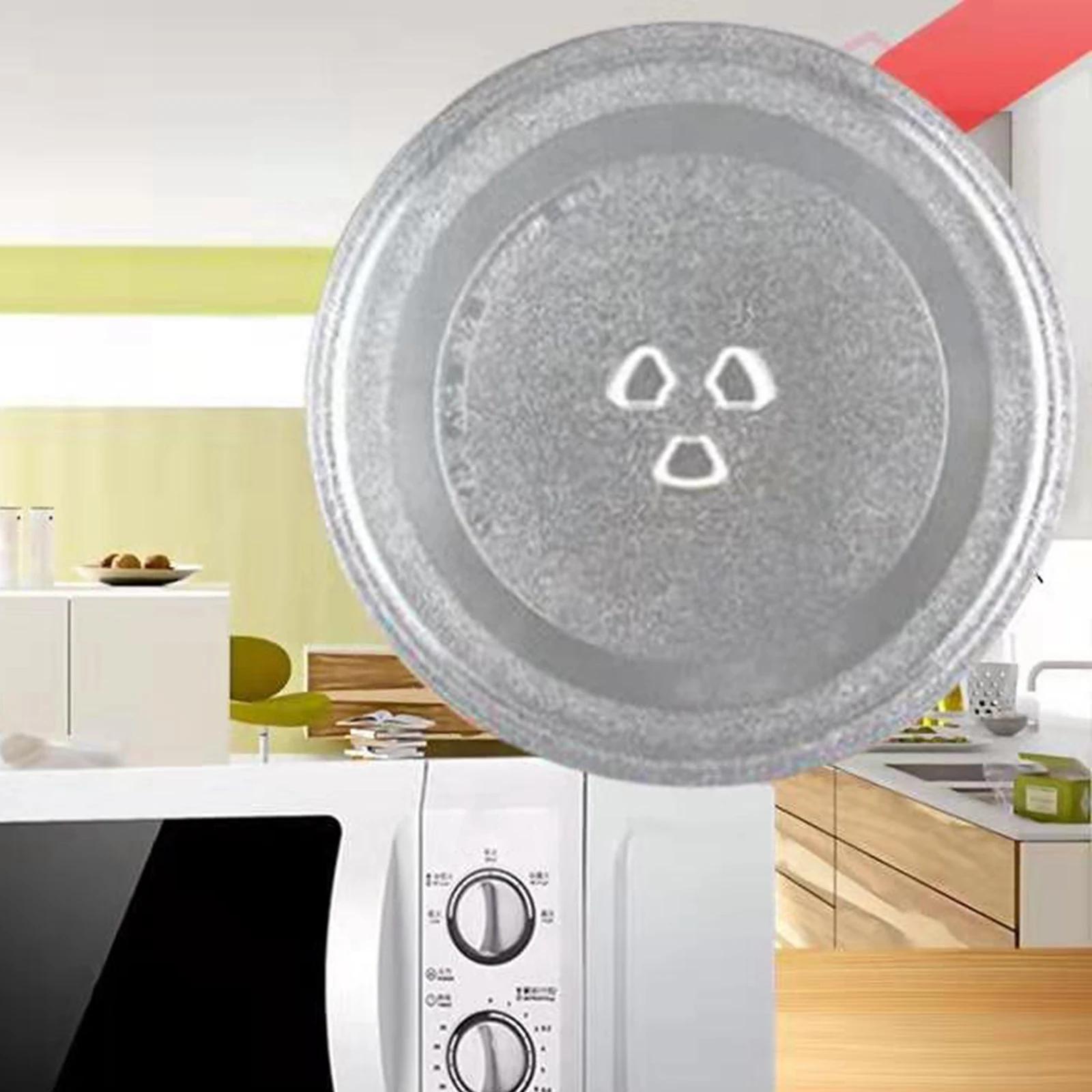 الميكروويف لوحة الزجاج الدوار 24.5 سنتيمتر اكسسوارات ل مايكروويف الصغيرة بسهولة تثبيت مقاومة دائم سميكة