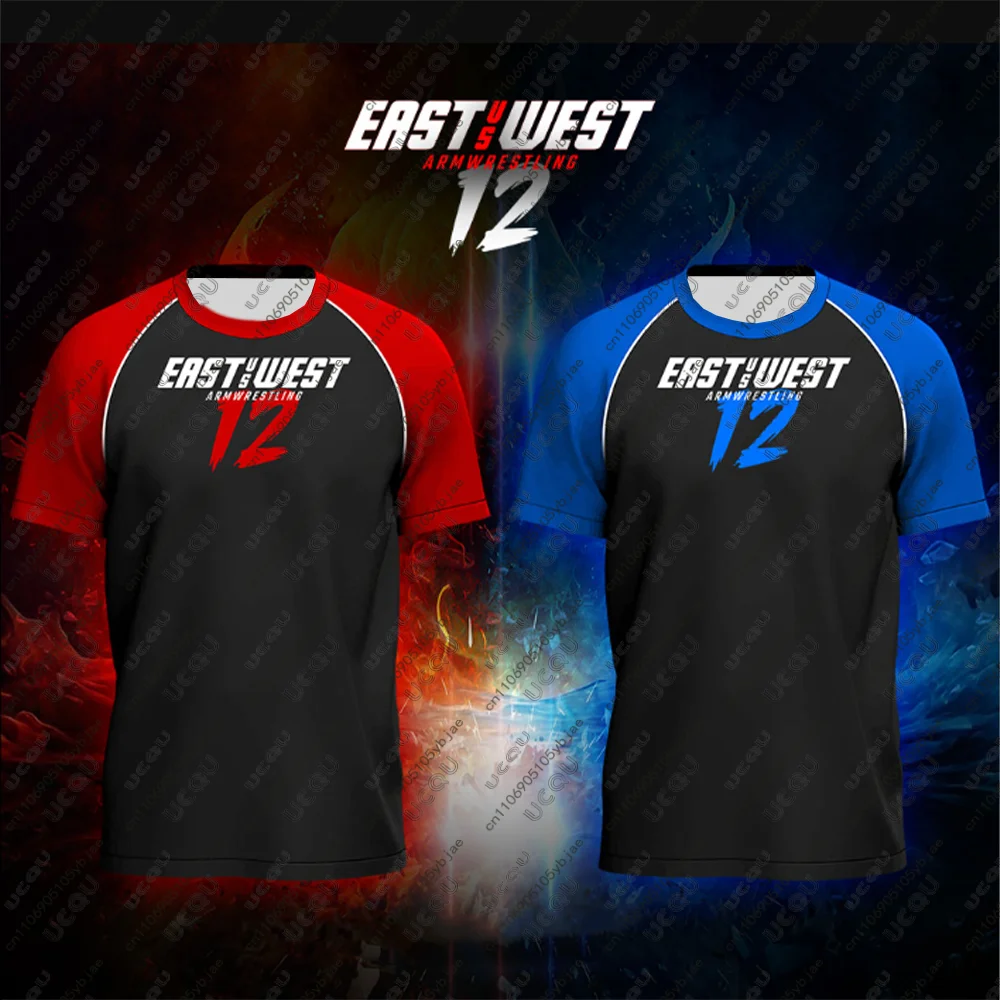 2026 invierno brazo lucha jóvenes hombres niños niñas Tops juego East vs West 12 Jersey Fitness transpirable deportes al aire libre camiseta Casual