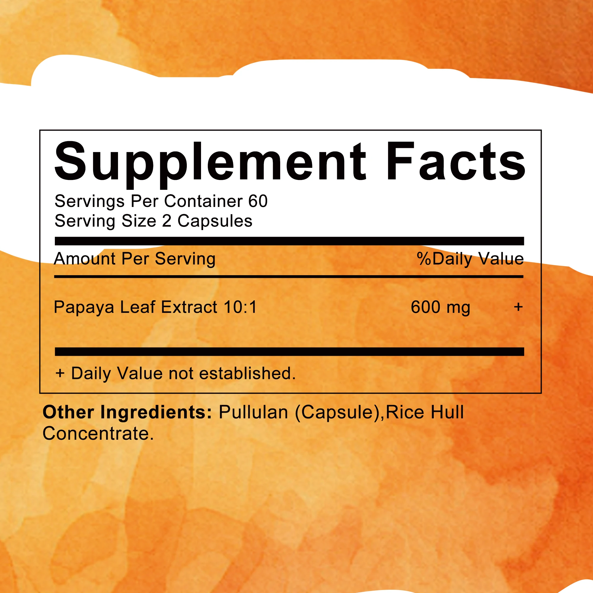 Papaya Leaf Extract - Platelet, Bone Marrow and Spleen Support, Digestive and Immune Health - 120 Capsules