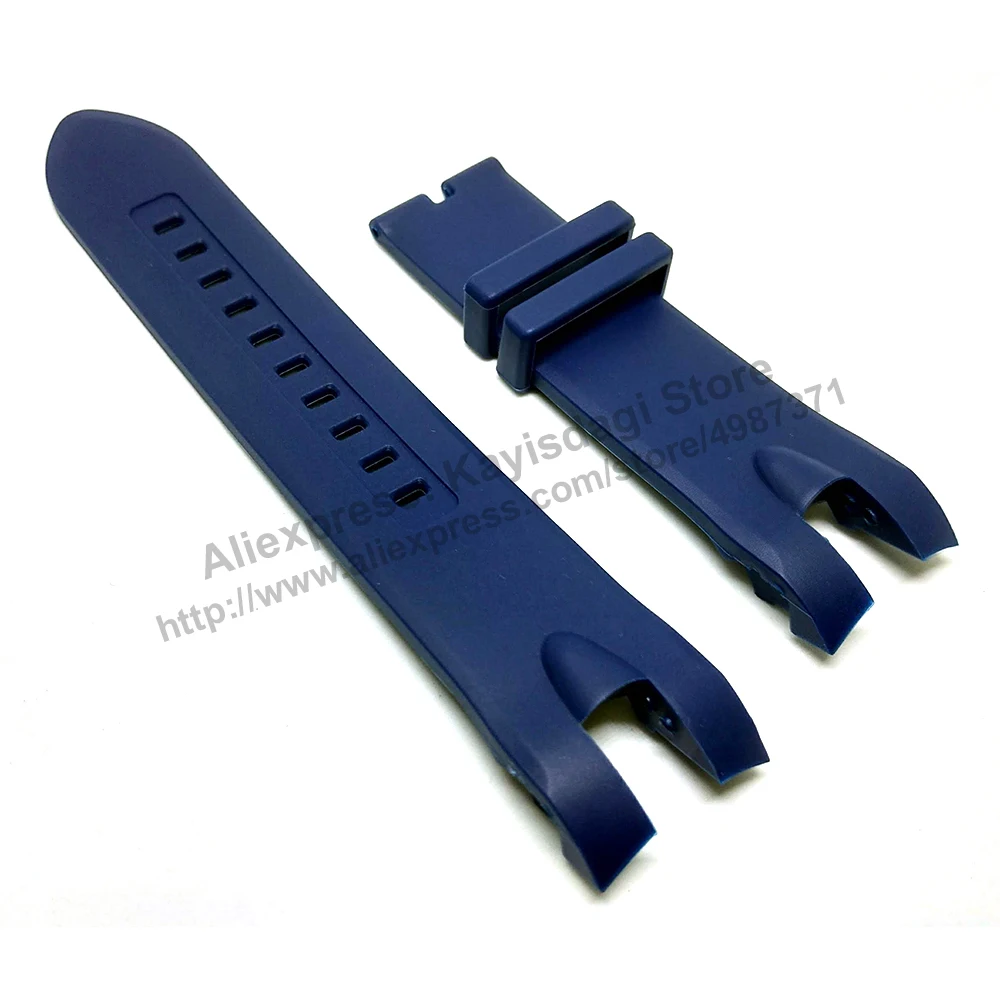 

Fits/ For Invicta Pro Diver 17809 , 17810 , 18028 - 26mm Blue Rubber Replacement Watch Band Strap