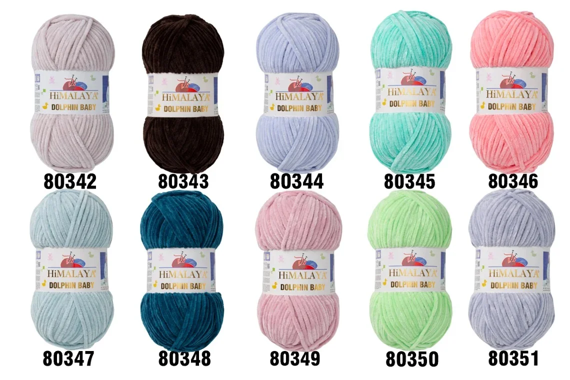 Himalaya Dolphin Baby Yarn Soft Super Bulky Very Thick Knitting Crochet  Amigurumi Wool cotton yarn is a useful multi-coloured