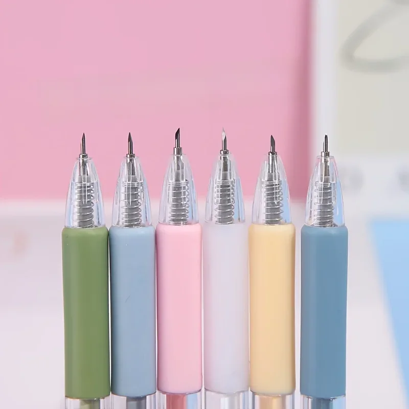 1 pc kawaii arte utilitário faca caneta faca corte adesivos scrapbooking ferramenta de corte caixa
