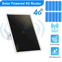 IP66 Waterproof Outdoor Solar Powered 4G SIM Card WIFI Router 2.4Ghz WiFi Hotspot Built-in 25000mAh Battery for Hunting Camera