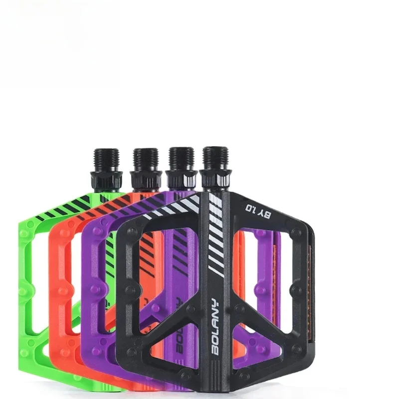 AliExpress BOLANY Bicycle Nylon Pedal Mountain Bike Anti-slip Bike Pedals Seal Double Bearing Pedal MTB Bike Accessories