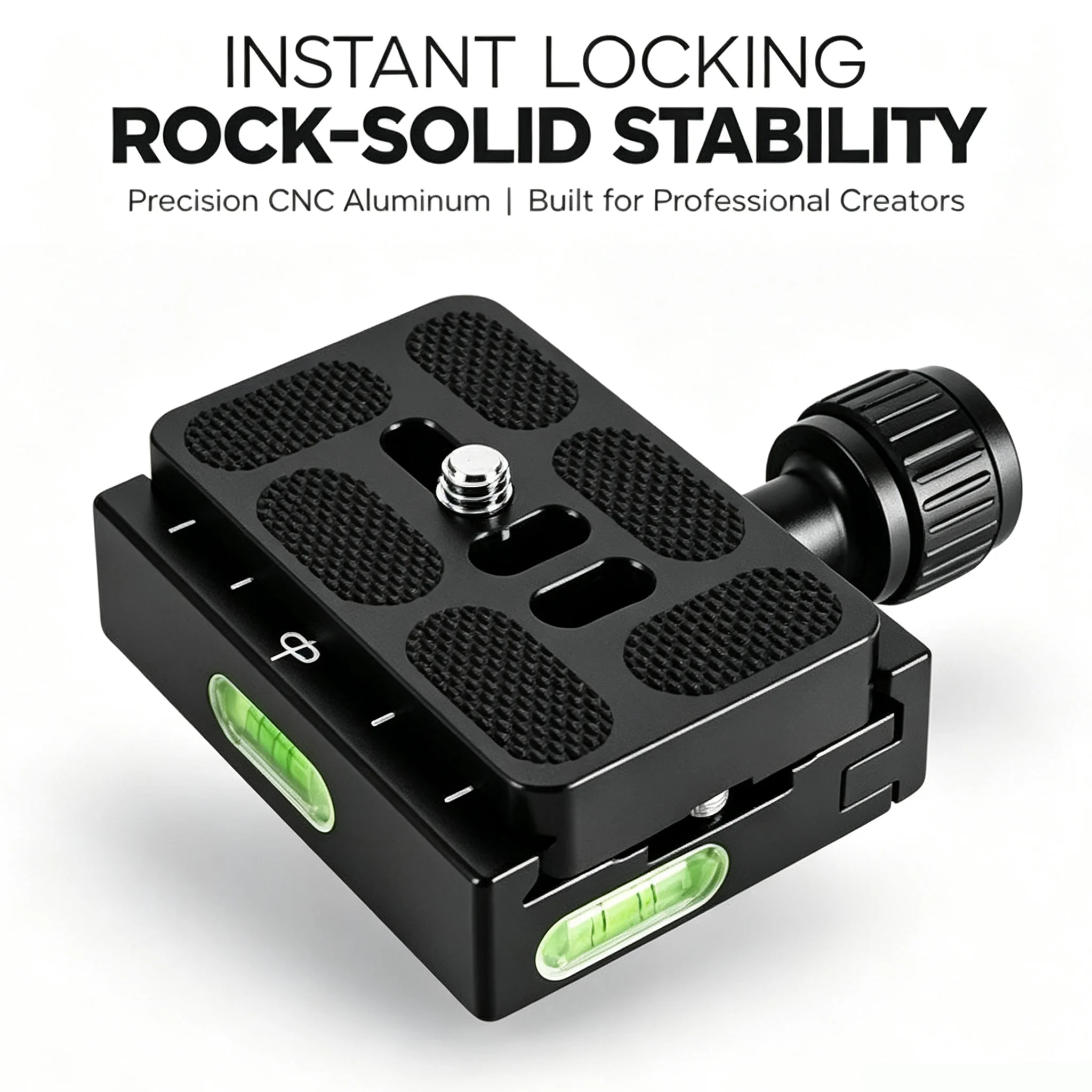 QR60 Camera Quick Release Clamp Tripod Clamp Mount Camera Adapter for Arca Swiss Camera with Quick Shot Plate DSLR Camera Clamp