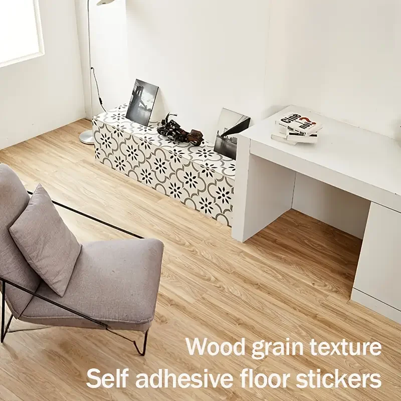 10 قطعة 40x15 سنتيمتر بولي كلوريد الفينيل ملصقات أرضية ملصقات ذاتية اللصق مقاوم للماء سميكة الخشب الحبوب ملصقات أرضية ملصقات غرفة المعيشة