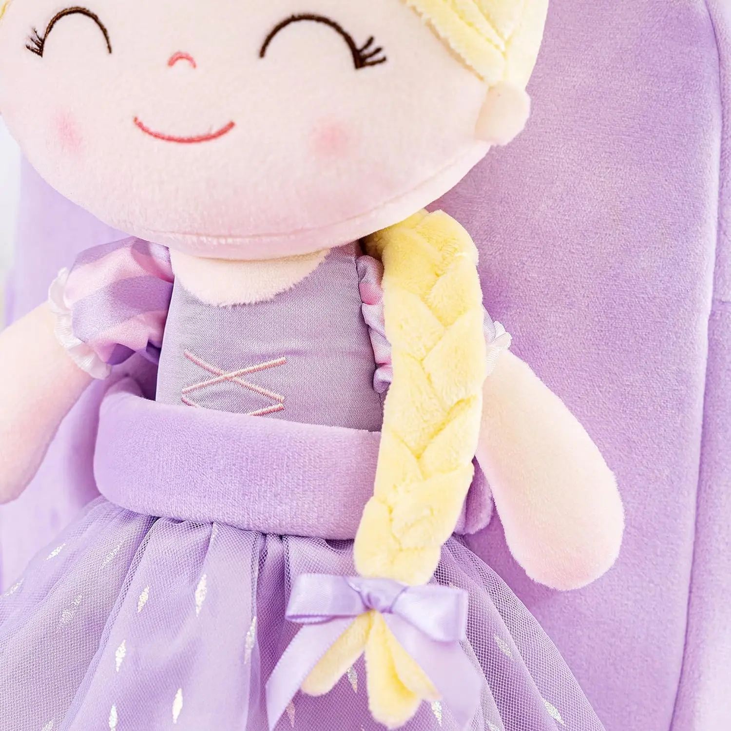 Gloveya-lindos juguetes de peluche suaves para niños, Serie de princesas, regalo de cumpleaños para niñas, nuevo, 2024