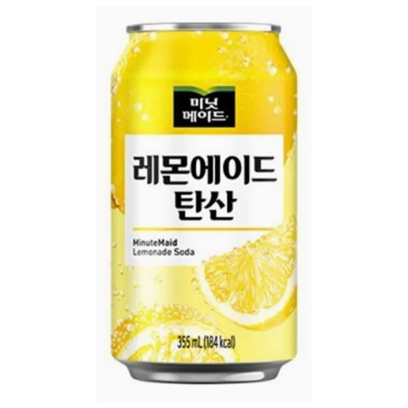 Sea Tai Minute Mate Lemon Ade 355ml x 24 Can (1 Box) Carbonated Drink Cans