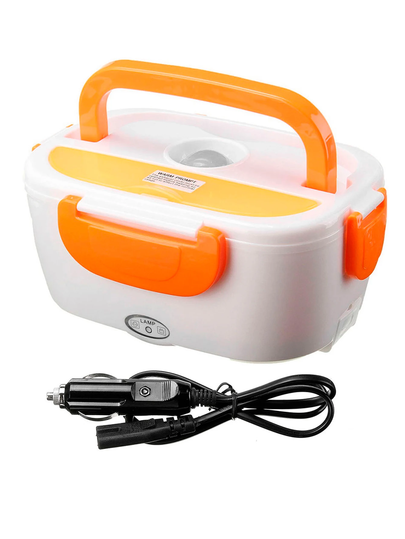 Functional electric picnic box car heater portable electric plastic lunch box for travel, school, work