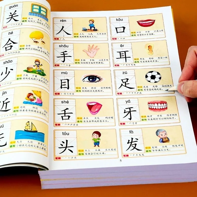 26x18.5cm Large size Literacy King Children Introduction to Reading Picture Literacy Book Childhood Education Enlightenment Book