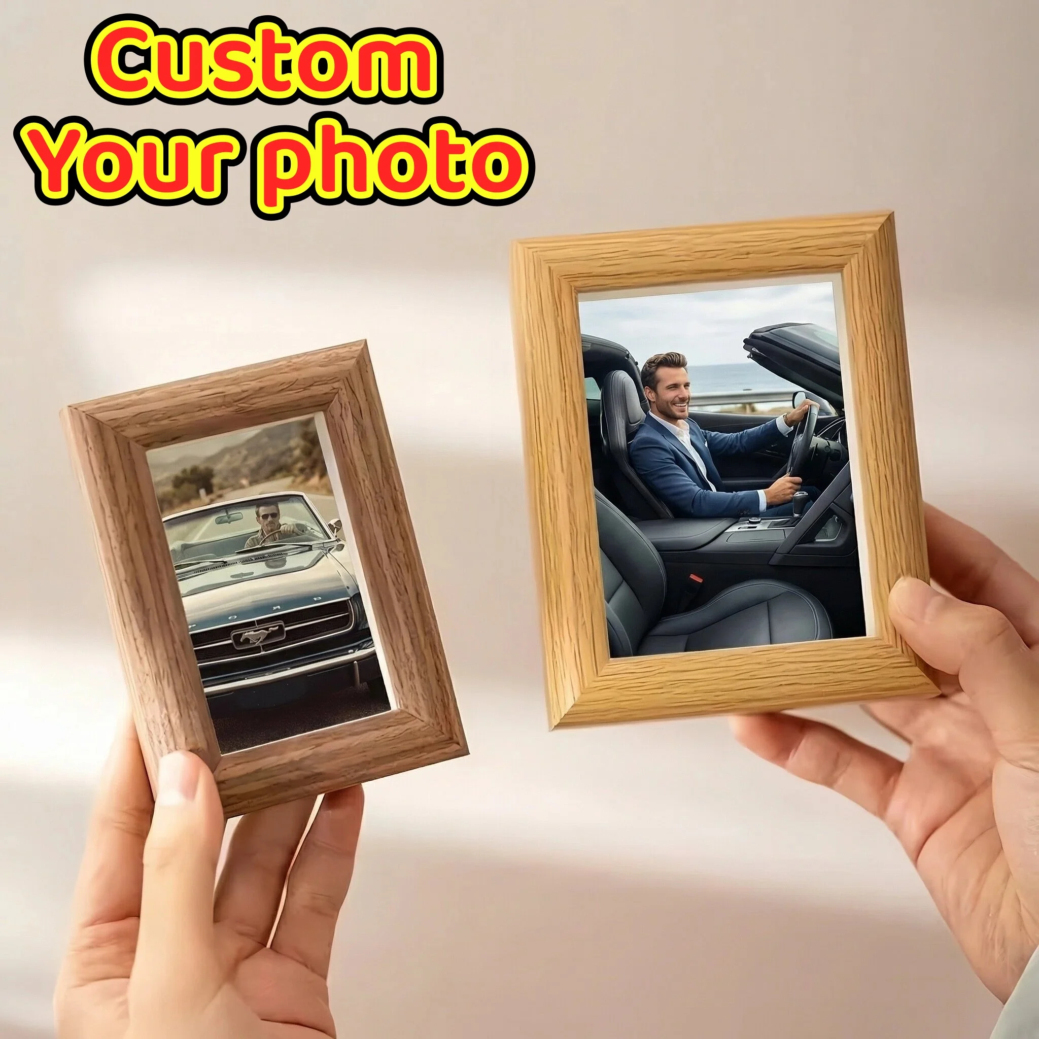 Custom Mini Photo Printing Frame - Personalized Photo Customization - Standard Size Glossy Photo - Capture Precious Moments
