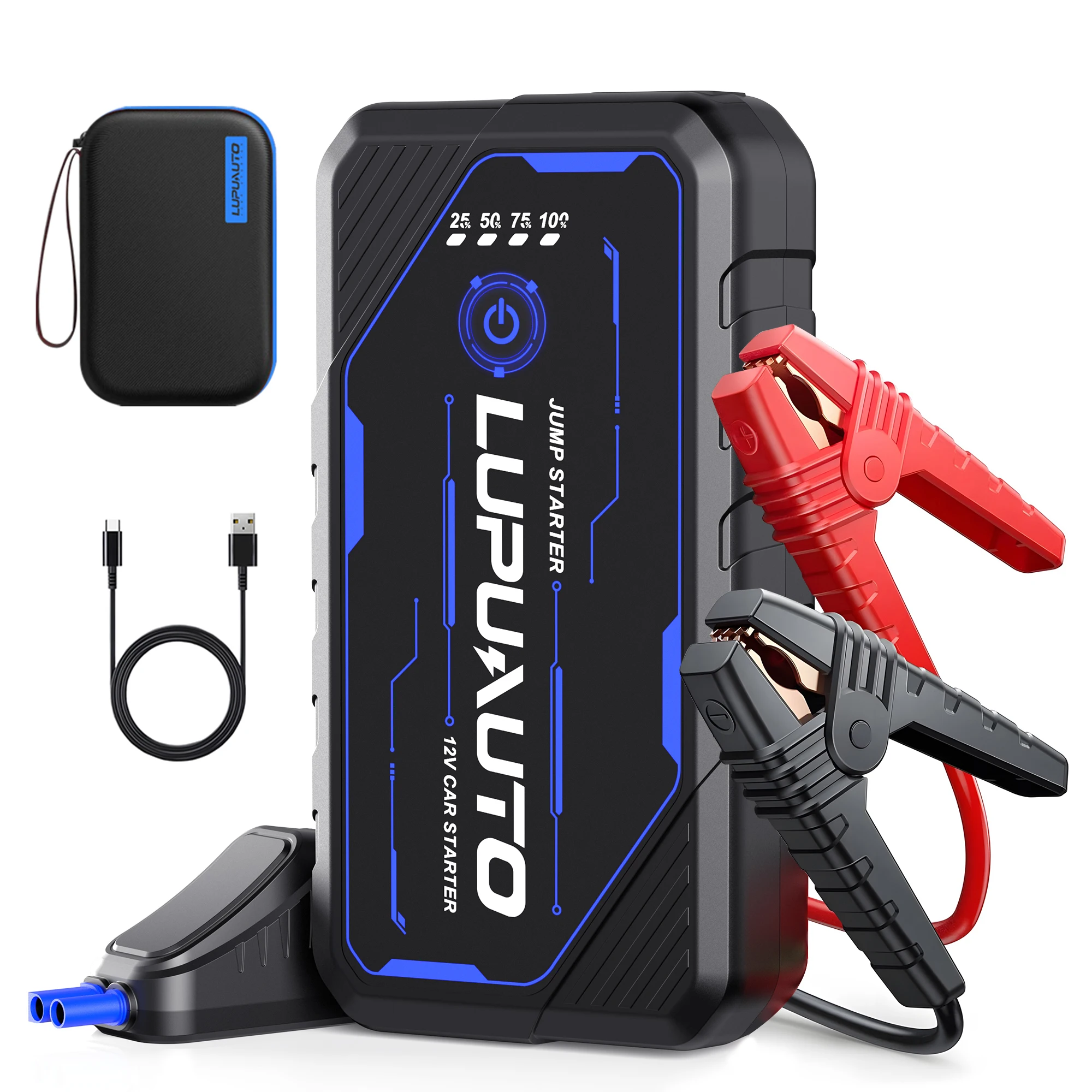 

Портативное пусковое устройство 4000А для автомобиля, 12В, с функцией Power Bank, зарядное устройство для автомобильного аккумулятора, бустер для запуска двигателя