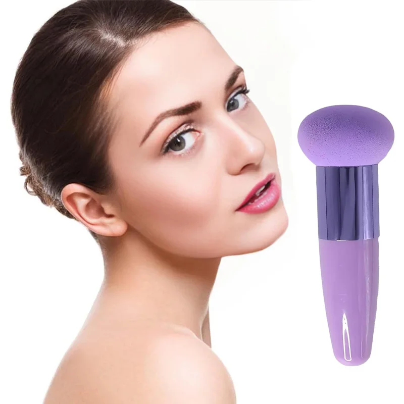 Soffio premium a forma di proiettile, poliuretano idrofilo, morbido elastico, doppio uso bagnato e asciutto, essenziale per il trucco di bellezza