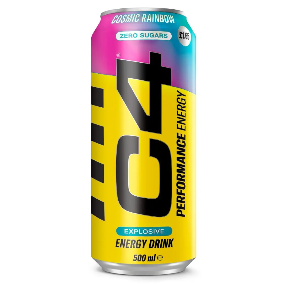 C4 Cosmic Rainbow Zero Sugars Pack of 12 x 500ml