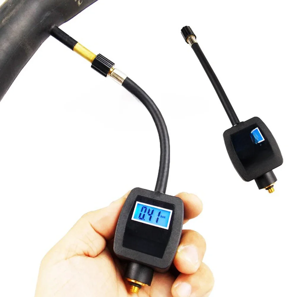 AliExpress UK Portable Bicycle Tire Pressure Gauge Bike Digital Tyre Pressure Gauge For Schrader-and-Presta Valves