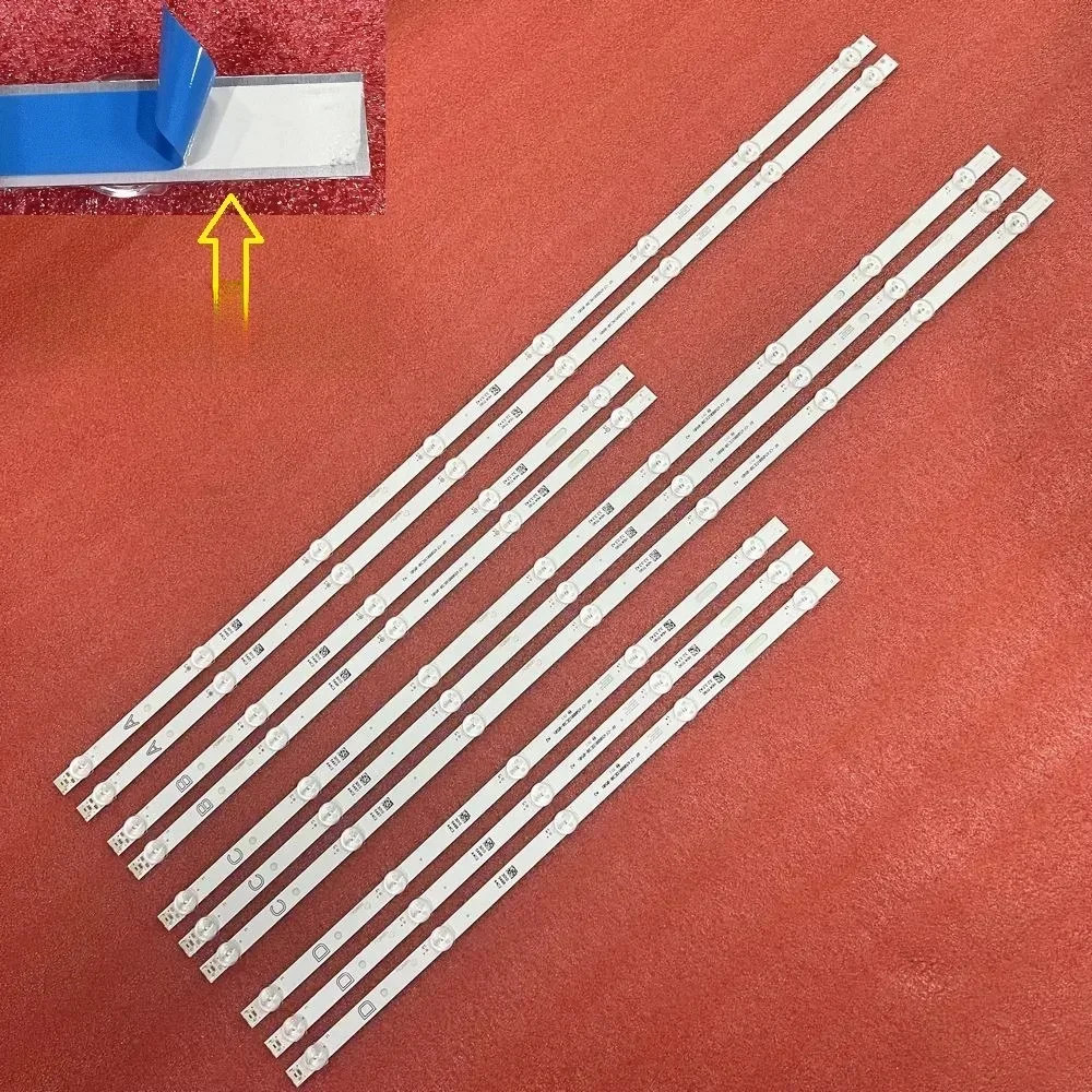 Bande LED pour Toshiba 65UA2063DG 65QA4C63DG 65QA5C63DG 65QA7D63DG 65QA5D63DG 65QA4C63DB 65QA5C63DB 65QA7D63DB 65QA5D63DB