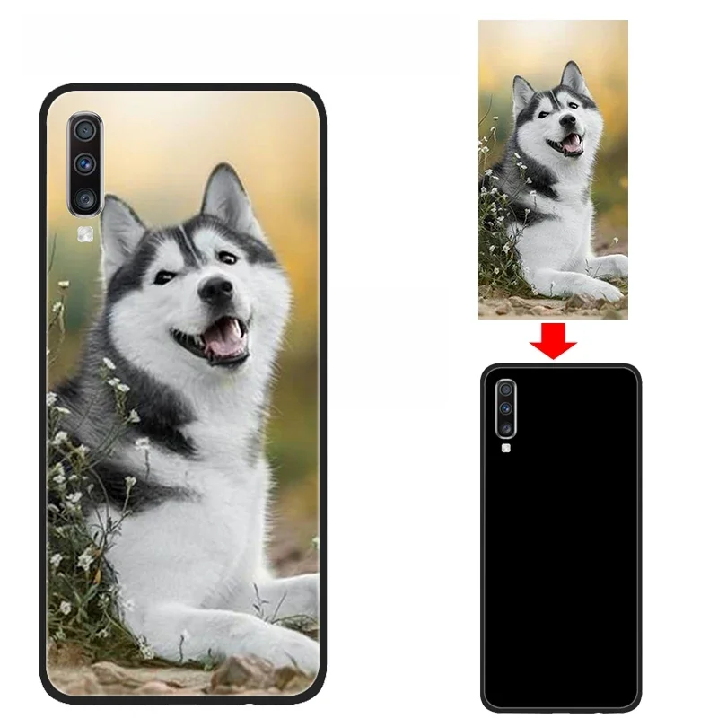 Custom Case for Samsung Galaxy A50 A30S A70 A70S A50S A30 A20 A20E A10 A10S c7 C9 Pro DIY Personalize Picture Photo Cover