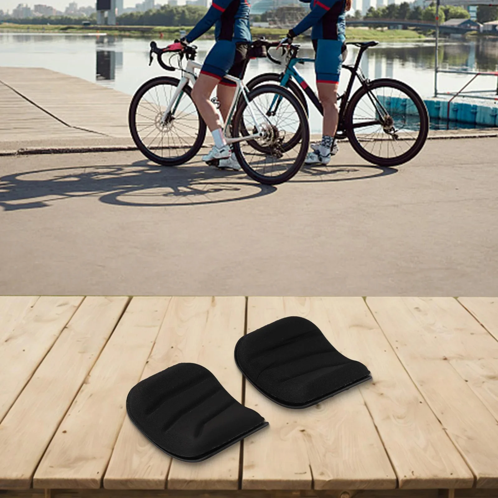 AliExpress MEROCA Bicycle Rest For TT Handle Pad Carbon For TT Handlebar Pads Bike Aerobars Bars Protect Pads Soft Foam Cushion Cycling Accessory