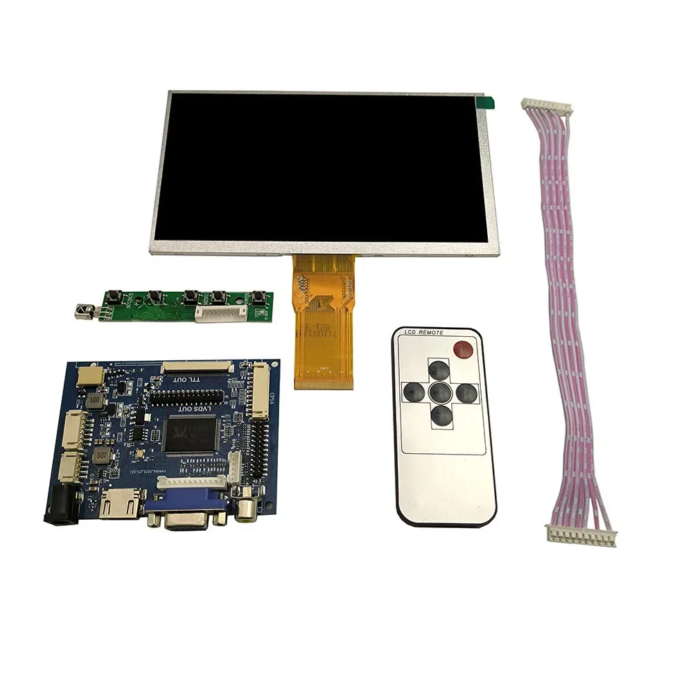 7.0 "7300101463 E231732 1024x600 wyświetlacz TFT LCD ekran z 50 pinów HDMI VGA sterowania płyta sterownicza Panel monitora — zdjęcie produktu 7