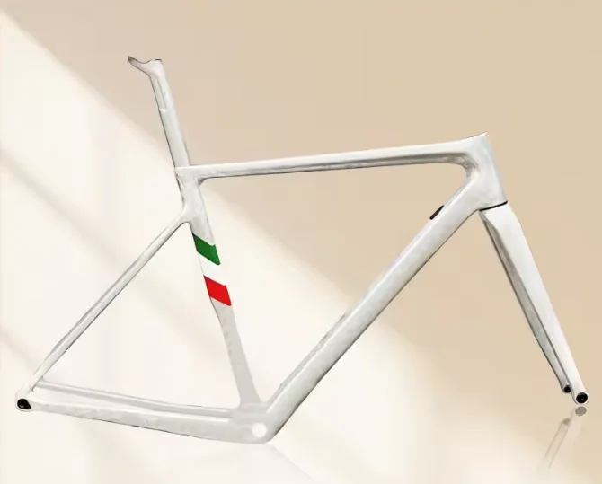 Top sale silver color bicycle carbon frameset custom paint logo and color full carbon bike frame bb386 v bike frame in stock