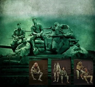 Figurine modèle GK en résine 1/35, kit non assemblé et non peint