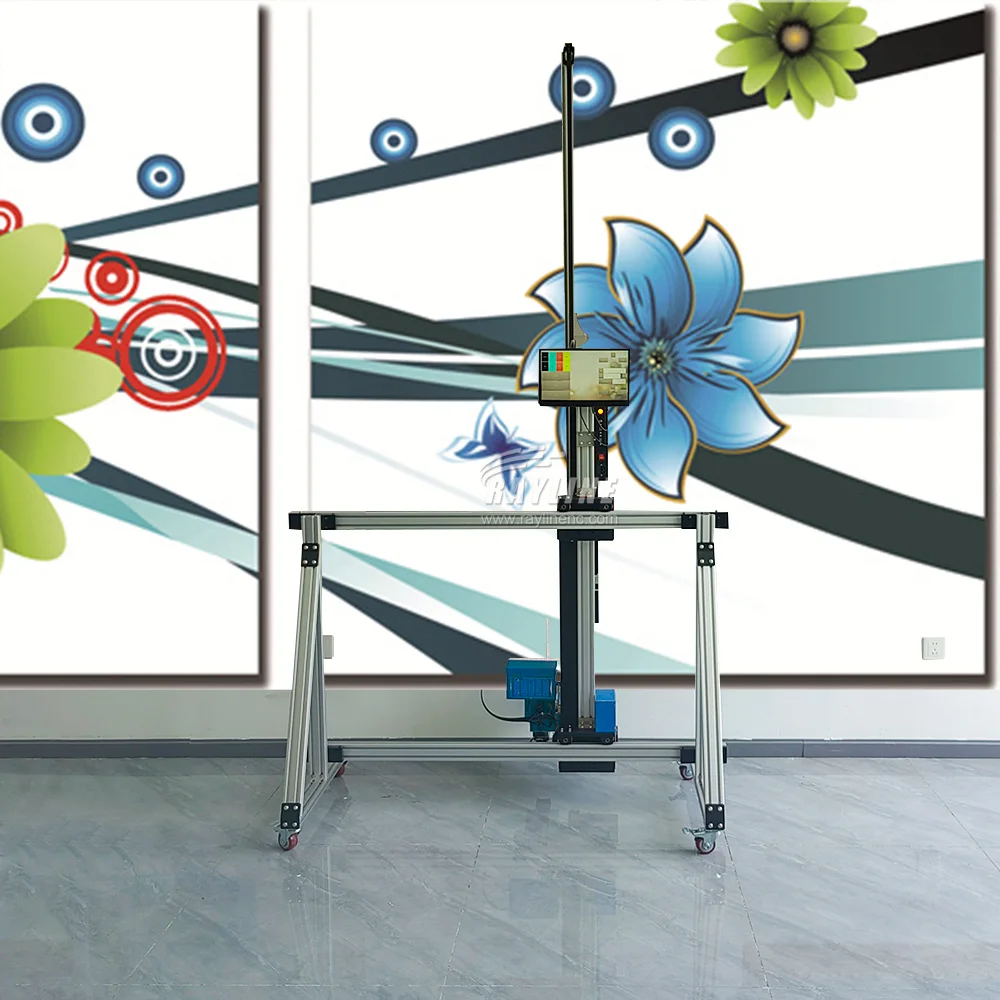 

Настенный принтер AI 4K в один клик, автоматический 3D вертикальный настенный принтер, широкоформатный автоматический разделитель/позиционирование изображений