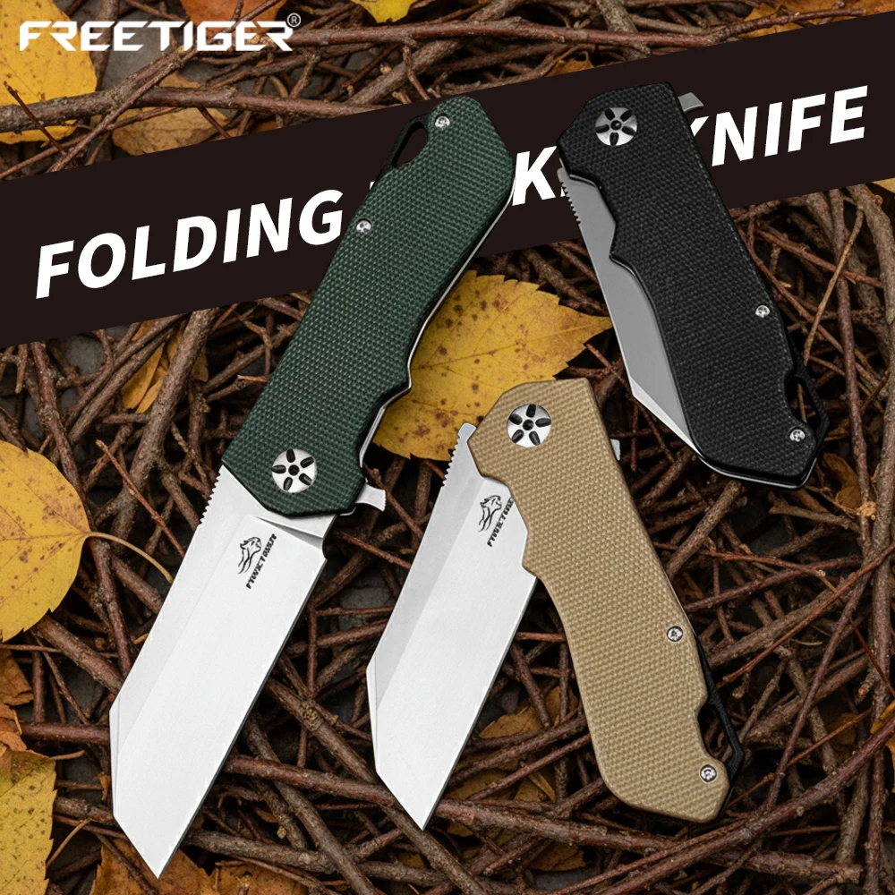 

FREETIGER D2 Складной нож Micarta EDC Карманный нож Открытый охотничий кемпинг Тактический резак для коробок Ручной мультитул для выживания