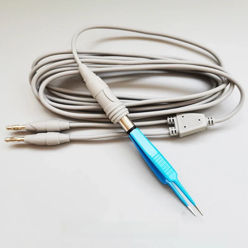 Kleszcze do koagulacji bipolarnych Elektronóż wysokiej częstotliwości Akcesoria sprężynowe Linia pęset — zdjęcie 2