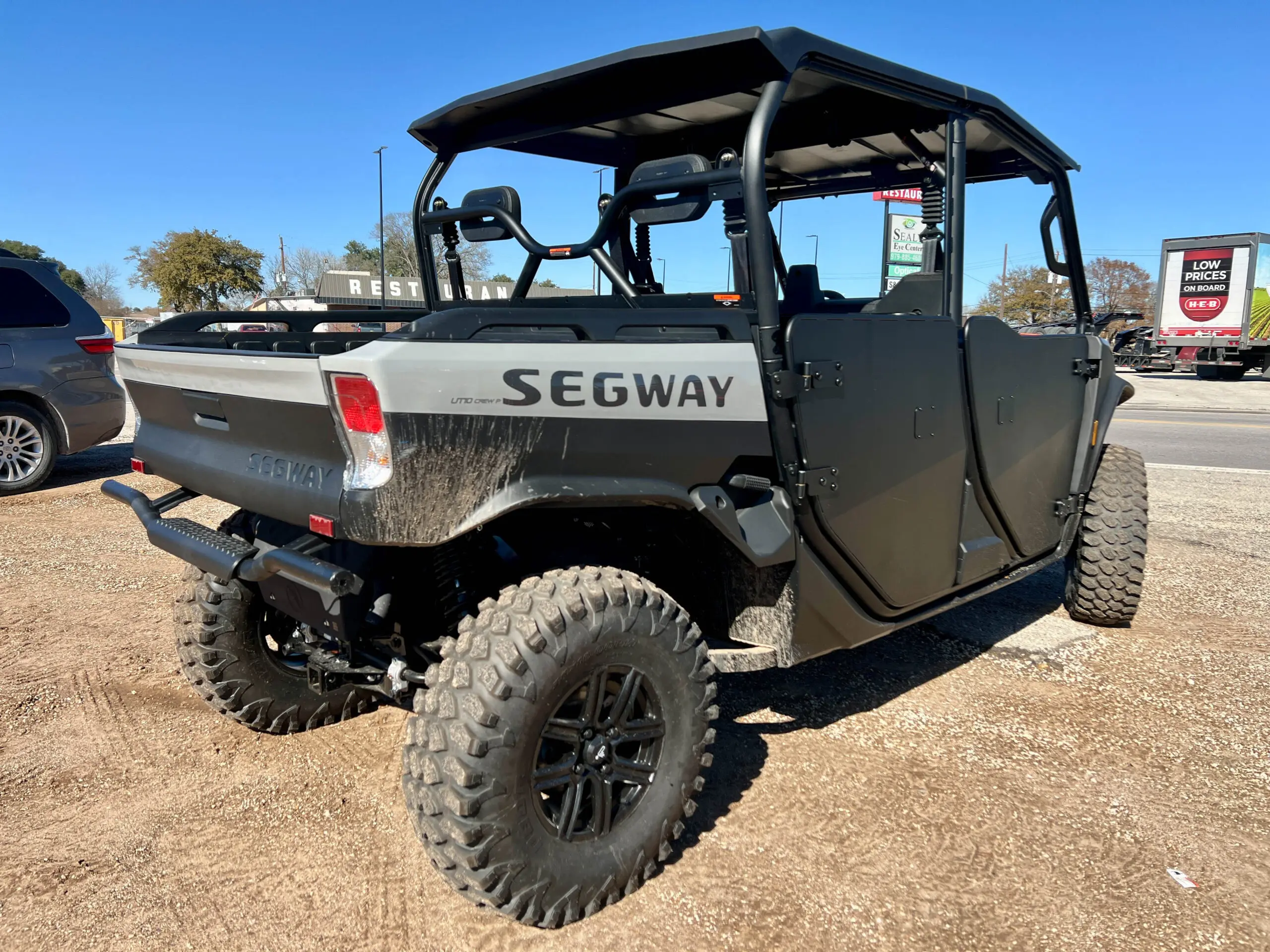 High Quality New 2026 Segway UT10P Premium Crew Light Gray & Black Utility Vehicle. On Stock