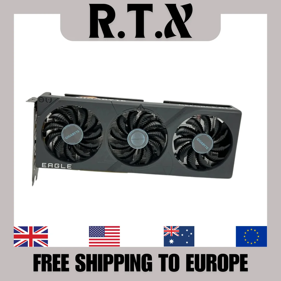2024 USED Gigabyte Eagle OC GeForce RTX 4060 8GB GDDR6 Graphics Card Used