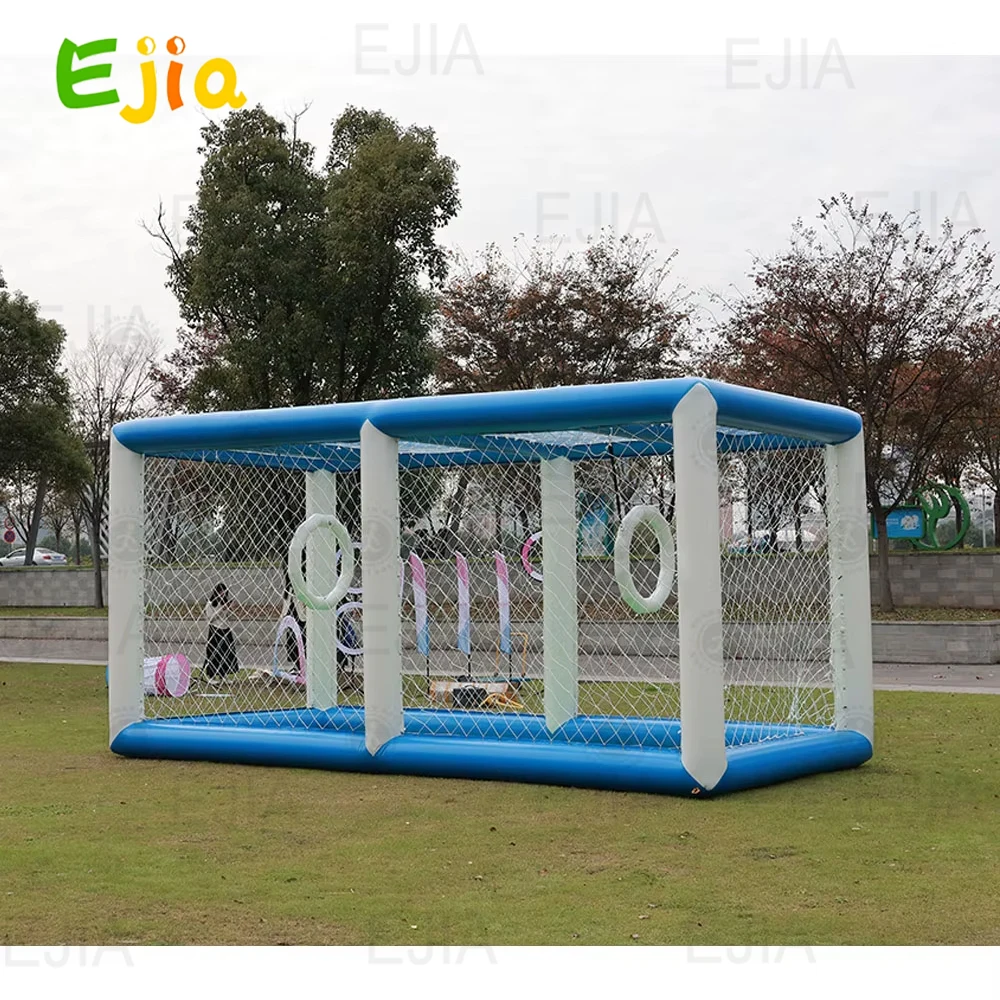 Commerical 6m Large Inflatable Drone Soccer UAV Arena Educational Operation Drone Soccer Game Field Frame  Net Tent Training