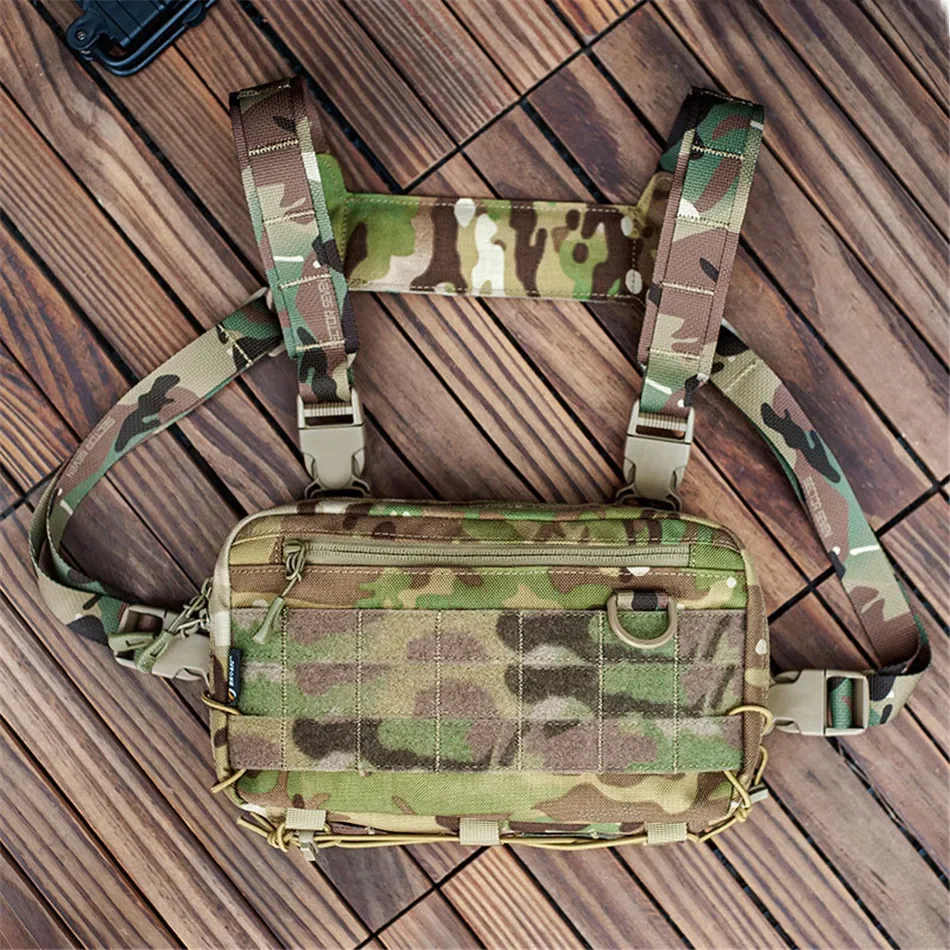 Outdoor Militär Fan Wandern Brusttasche multifunktion ale taktische Zubehör Weste Tasche Mode lässig