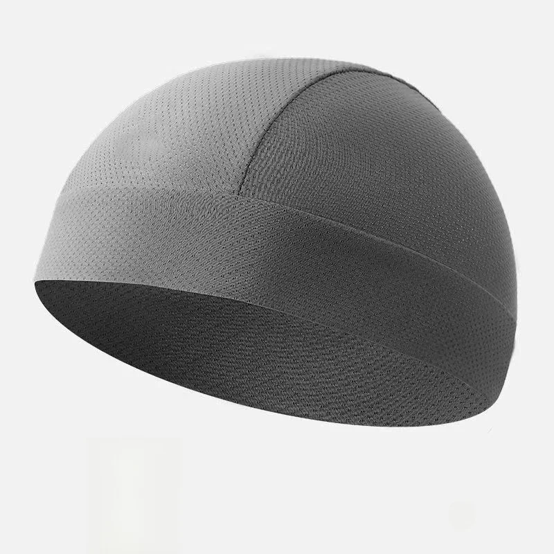 AliExpress NONE Summer Sun Protection Hat Cycling Mesh Elastic Helmet Cover Breathable Beanie Lightweight Unisex Stylish Quick-Dry Skullcap