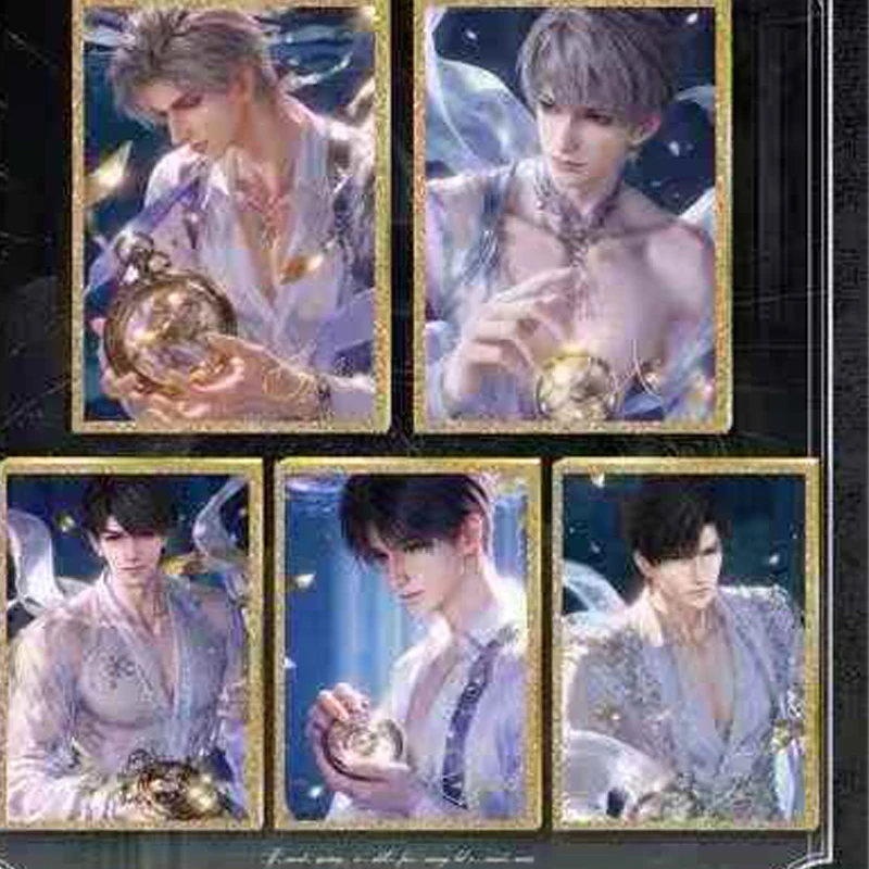 Love and Deepspace Card Collector Acrylic Color Paper 63x88mm By Fanxing Male God Series Hot Selling Multi-Process Gift