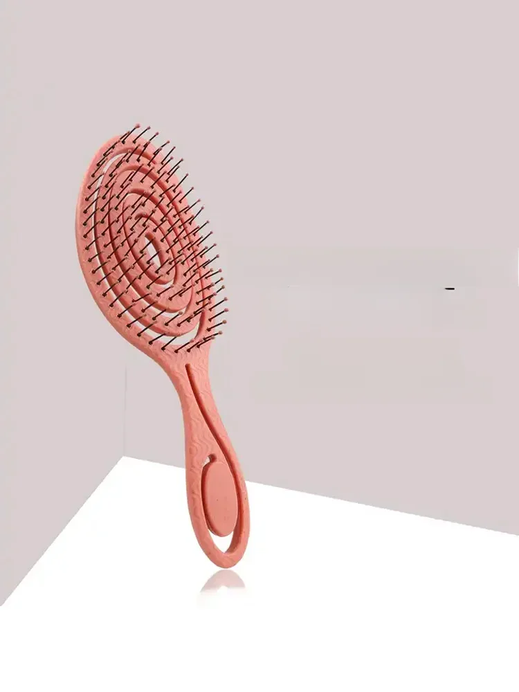 Peigne de Massage des cheveux, brosse à cheveux en Nylon, brosse à cheveux bouclée démêlante pour Salon de coiffure, outils