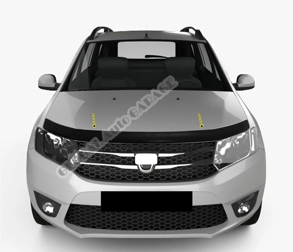 For Dacia Logan  2012-2021 Front Bug Shield Hood Deflector Guard Bonnet Protector Car Auto Accessory Car-Styling Accessories